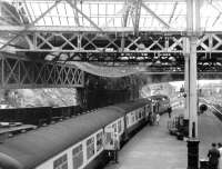 A Deltic awaits its departure time at Waverley at the head of a Kings Cross train in May 1972.<br><br>[John Furnevel 22/05/1972]