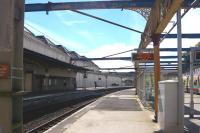 Looking out from the concourse at Gourock on 29 July 2010.<br><br>[Colin Miller 29/07/2010]