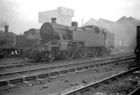 Fowler 2-6-4T no 42313 stands on Kingmoor shed in July 1960.<br><br>[Robin Barbour Collection (Courtesy Bruce McCartney) 09/07/1960]