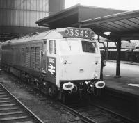 D412 stands at Carlisle in 1968 not long after coming off the production line at the Vulcan Foundry.<br><br>[Jim Peebles //1968]