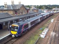 ScotRail 170 416 forms the 16.05 to Dundee, on time at Cupar on 1st September 2010.<br><br>[Andrew Wilson 01/09/2010]