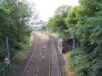 View south over the approach to the NER Tynemouth station in August 2010 [see image 21849 for an eighties view]<br><br>[Colin Alexander 18/08/2010]