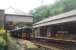 Hebden Bridge, as seen from the station forecourt looking east. 158849 is on a Calder valley line Manchester to Leeds service. <br><br>[Mark Bartlett 20/07/2010]