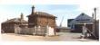 A merged image showing the main entrance to Leith South goods depot looking north east on Bath Road in the 1980s. The building on the far left was unoccupied at the time, with the depot's two permanent staff accommodated in the buiding alongside the entrance. A siding from South Leith yard can be seen terminating at buffer stops in front of a small wooden hut in the centre background. The crane on the horizon is standing on the south side of Edinburgh Dock. The old main goods shed to the right of the picture was later demolished and replaced by a modern structure [see image 11661]. Leith South goods depot was subsequently closed and the site, including the replacement goods shed, sold on. Last heard of in use by a recycling company.<br><br>[Jim Peebles //]