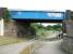 View north on 23 June 2010 showing a locally decorated section of the Kelvinhaugh Viaduct crossing Castlebank Street.<br><br>[Alistair MacKenzie 23/06/2010]