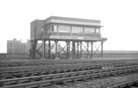 The memorable Manchester Central signal box, photographed on 3 May 1969.<br><br>[K A Gray 03/05/1969]