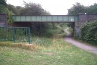 The Bermuda industrial estate, South of Nuneaton, is the proposed site of a new station between Nuneaton and Bedworth. This bridge over an old canal could be used as an instant underpass!<br><br>[Ken Strachan 24/07/2010]