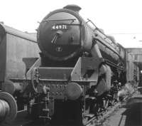 44971 on shed at Lostock Hall in 1966.<br><br>[Jim Peebles //1966]