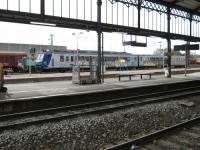 SNCF 7333 at Castelnaudary Station en route from Perpignon to Toulouse.<br><br>[Alistair MacKenzie 20/10/2009]