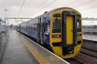 158868 at Bathgate (New) with the 12.54 to Edinburgh Waverley.<br><br>[Bill Roberton 02/11/2010]