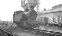 Fowler 0-6-0T dock tank no 47166 stands on Bidston shed in May 1960.<br><br>[K A Gray 22/05/1960]