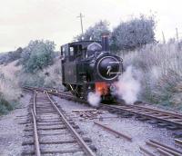 First season of operation on the W&LLR sees <I>The Earl</I> running round at Castle Caereinion, the temporary terminus for several years before reopening back to Welshpool. <br><br>[David Hindle //1963]