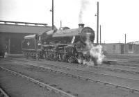 45362 looking ready for the road outside Balornock Shed on 3 April 1961.<br><br>[K A Gray 03/04/1961]