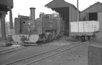 No 8 <I>Llywelyn</I> on shed at Aberystwyth (Vale of Rheidol) in August 1962.<br><br>[K A Gray 14/08/1962]
