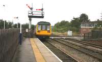 The 12.05 service to York (ex-Leeds) leaves Harrogate on 27 September 2010. <br><br>[John Furnevel 27/09/2010]