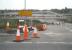 Confident-looking notice at the entrance road leading from the A89 to the under-construction Blackridge station (and footbridge) on 12 October 2010. [Addendum - the station opened on 12 December 2010].<br><br>[John Furnevel 12/10/2010]