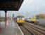 An all stations service from Liverpool via Huyton and Earlestown arrives at Warrington Bank Quay. Running in to the island platform, and passing several stabled track machines, 142048 will shortly retrace its steps back to Lime Street. View north towards Winwick Junction.<br><br>[Mark Bartlett 04/11/2010]