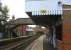 Looking south east along the up platform at Charing in Kent on 28 October 2010. Note the canopy of the waiting shelter, which appears to have had its awning trimmed. Compare with the same canopy awning on the down platform which has not received the same treatment.<br><br>[John McIntyre 28/10/2010]