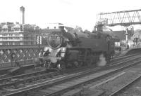 80053 backing into platform 13 at Glasgow Central in August 1962 to take over a train for Gourock.<br><br>[Colin Miller /08/1962]