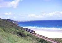 DMU near Carbis Bay on the St Ives branch in the summer of 1999.<br><br>[Ian Dinmore /06/1999]