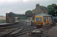 A view looking west to Dunbar in 1988 before electrification and removal of the overall roof.<br><br>[Ewan Crawford //1988]
