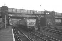 D1968 about to leave platform 7 at Carlisle on 23 December 1968 with the 1pm for Edinburgh Waverley. <br><br>[K A Gray 23/12/1968]