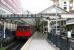 A District Line train stands in the platform 3 bay at High Street Kensington in July 2005, shortly after arriving with a shuttle service from Olympia.<br><br>[John Furnevel 24/07/2005]