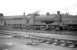 McIntosh 3F 0-6-0 no 57643 simmers in the shed yard at Hurlford in March 1959.<br><br>[Robin Barbour Collection (Courtesy Bruce McCartney) 27/03/1959]