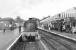 Scene on the North Norfolk Railway at Sheringham station on 7 September 2001 with class J94 Austerity 0-6-0ST no 8009 at the platform.<br><br>[Peter Todd 07/09/2001]