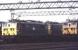 Class 76 electric locomotives stand in the sidings at Guide Bridge in February 1981. Amongst those present that particular day are (from left to right) 76014, 76015 and 76029.<br><br>[Ian Dinmore 20/02/1981]