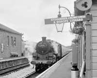 BR 2-6-4T no 80136 standing at Williton on the West Somerset Railway on 25 September 2004 waiting to cross 5553.<br><br>[Peter Todd 25/09/2004]