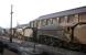 60027 Merlin stands with other withdrawn locomotives at the rear of St Margarets shed, thought to be in the autumn of 1965. The A4 had been officially withdrawn by BR from 64A on 30 September that year and was finally disposed of through Campbells of Shieldhall during December.<br><br>[Frank Spaven Collection (Courtesy David Spaven) //1965]