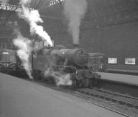 Fairburn 2-6-4T no 42273 is station pilot at Edinburgh Princes Street in February 1961.<br><br>[K A Gray 11/02/1961]