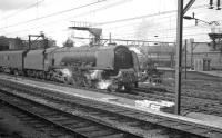 46225 <I>Duchess of  Gloucester</I> at Crewe with a Holyhead - Euston train on 10 August 1962.<br><br>[K A Gray 10/08/1962]