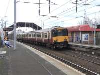 318 257 calls at Bellshill on 26 March with a Dalmuir service.<br><br>[David Panton 26/03/2011]