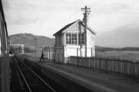 Newtonmore box, photographed in late 1967 from a northbound passenger train, before the Up side loop was lifted and the box closed.<br>
<br><br>[David Spaven //1967]