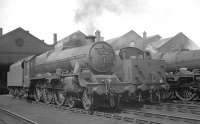 Jubilee no 45701 <I>Conqueror</I> is amongst the locomotives on shed at Kingmoor on 3 June 1960.<br><br>[K A Gray 03/06/1960]