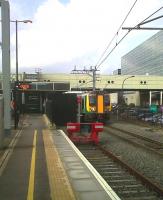 The recently installed South bay at Milton Keynes is platform 2a. It is rarely used, so here's the best shot I could get, with an up London train passing from platform 1<br><br>[Ken Strachan 11/02/2011]