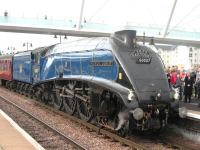 60007 stands at Stirling with the SRPS <i>Forth Circle</i> railtour on 24 April 2011.<br><br>[Mark Poustie 24/04/2011]