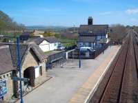 The attractive rural station of Clapham, North Yorshire, photographed on a fine and sunny afternoon in April 2011. View is south east, looking towards Settle Junction.<br><br>[Andrew Wilson 17/04/2011]