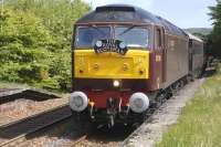 <I>The Royal Scotsman</I> hauled by 57001 runs through Rosyth on 9 May.<br>
<br><br>[Bill Roberton 09/05/2011]