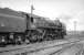 Scene in the yard at York on 2 July 1967 with Britannia Pacific no 70038 <I>Robin Hood</I> having recently arrived off a railtour from Stockport via Standedge. [See image 30112]<br><br>[K A Gray 02/07/1967]