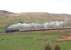 Ex-GWR 4-6-0 no 5043 <I>Earl of Mount Edgcumbe</I> storms up Copy Pit with a Tyseley to Blackburn railtour on 16 April 2011. <br>
<br><br>[John McIntyre 16/04/2011]