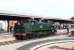 Looking across the turntable at Minehead on the West Somerset Railway on 19 March 2011, with immaculate 2-6-2T no 4160 standing alongside the platform.<br><br>[Peter Todd 19/03/2011]