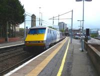 East Coast Railways 07.00 King's Cross - Glasgow Central photographed at Motherwell on 12 May 2011.<br><br>[Ken Browne 12/05/2011]