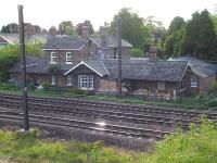 The former Station House and down side station building at Copmanthorpe, standing alongside the east coast main line to the south of York. Copmanthorpe lost its passenger service in January 1959.<br><br>[David Pesterfield 14/05/2011]
