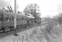 'Scottish Rambler no 2' photographed at Jedfoot on 14 April 1963 behind B1 4-6-0 no 61324 on its way to Jedburgh.<br><br>[K A Gray 14/04/1963]