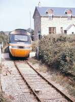 A Newquay - London HST nears Bugle station in 1993.<br><br>[Ian Dinmore //1993]