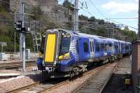 380 104 departs Edinburgh Waverley on 14 June with the 13.43 to North Berwick.<br>
<br><br>[Bill Roberton 14/06/2011]