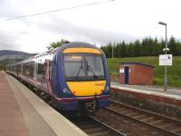 The 15.54 service to Glasgow leaves Dalwhinnie on 22 June 2011.<br><br>[David Pesterfield 22/06/2011]